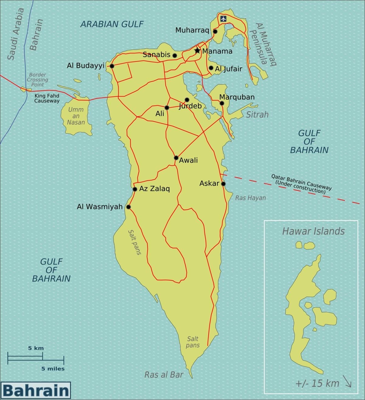 বাহরাইন আন্তর্জাতিক বিমানবন্দরে পার্কিং মানচিত্র