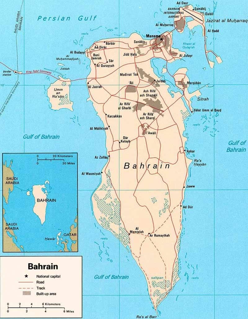 মানচিত্র, বাহরাইন রোড ম্যাপ লোকেটার